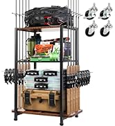 Ghosthorn Fishing Rod Holders for Garage Fishing Gear and Equipment Tackle Storage Cart Pole Rod ...