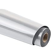 guangyintong Light Grey Reflective Heat Transfer Vinyl Roll 12" x 12ft Grey HTV Iron on T- Shirt ...