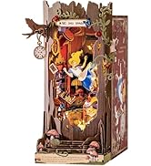 Rolife Book Nook Kit Fall into Wonder DIY Miniature Kit, 9.9" Tree Hollow Booknook 3D Wooden Puzz...
