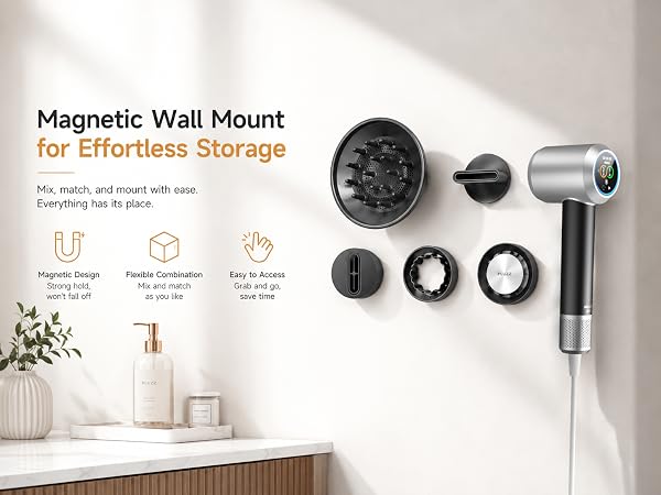wall mounted hair dryer