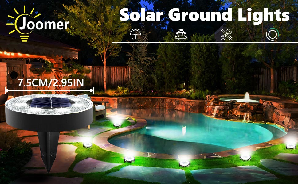 solar ground lights outdoor