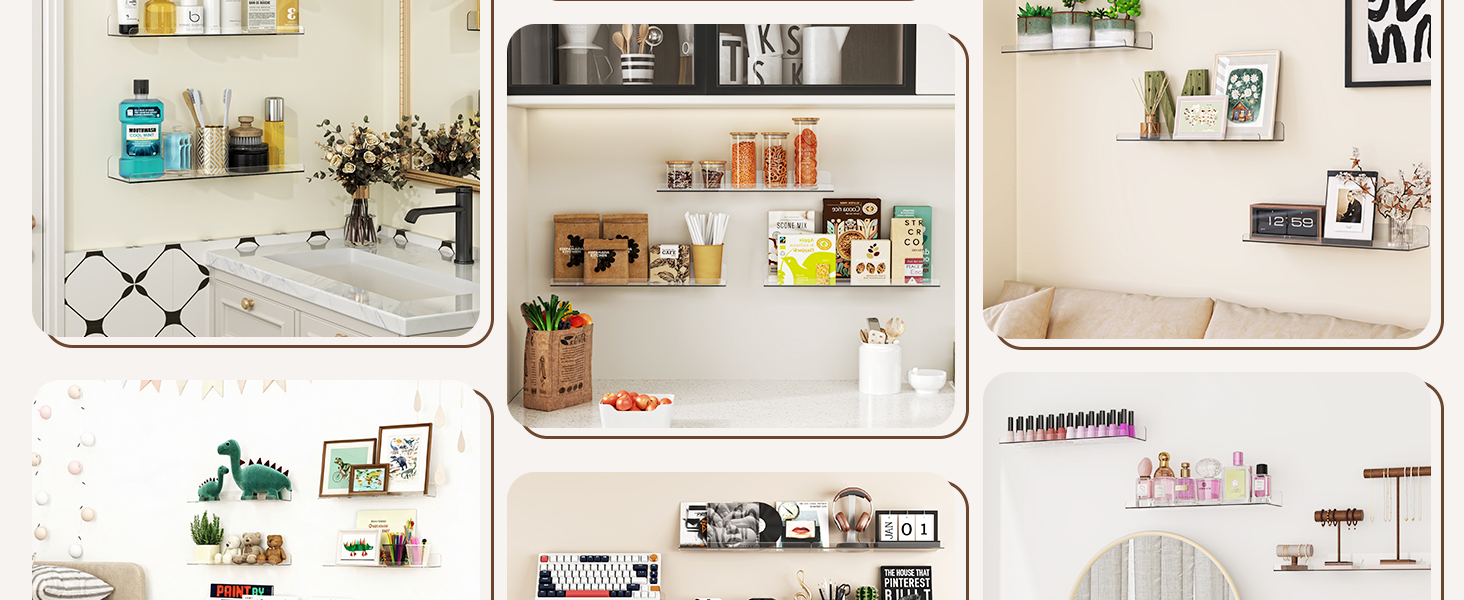 Suitable for bathrooms, bedrooms, living rooms, game rooms, and more.