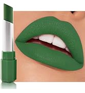 HHLTOH Medium Sea Green Matte Lipstick - Pigmented Lip Crayon & Face Paint Stick for Women Everyd...