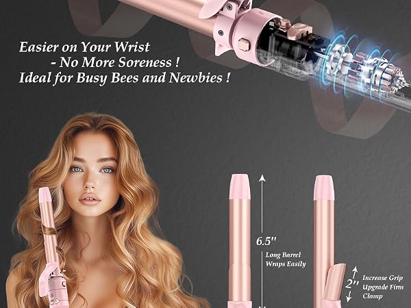 auto rotating curling iron brush