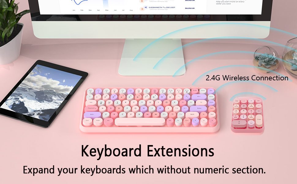 wireless 10 key for laptop