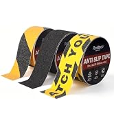 Reniteco Anti Slip Tape 3PC, 2" x 16.5Ft Heavy Duty Grip Tape, High Adhesion & Waterproof, No Res...