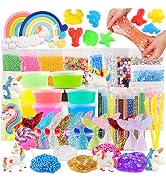 3 otters Slime Kits for Girls Boys, 73PCS DIY Slime Making Kit Christmas Gift Idea for Kids Age 5...
