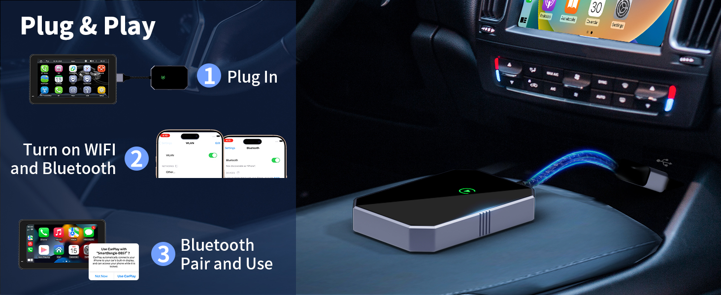 apple carplay wireless adapters