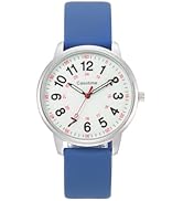 Casotime 30M Waterproof Nurse Watch - Luminous Easy Read Dial, Second Hand & 24H Military Time, D...