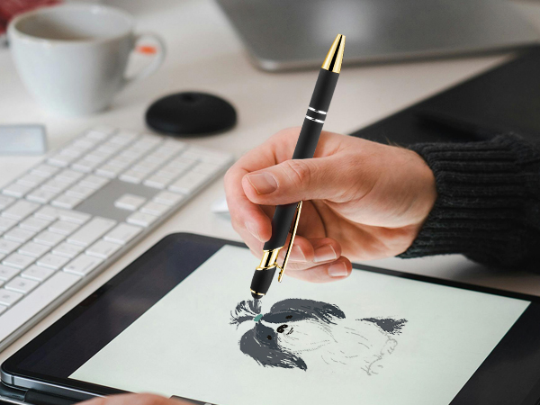 Pens Black Pens Ink Pens Ballpoint Pens Bulk Stylus Pen for Touchscreen Stylus Pen with Stylus Tip