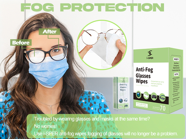 ANTI-FOG GLASSES WIPES