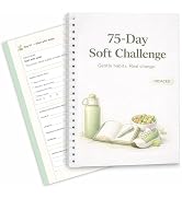 PGJ 75-Day Soft Challenge Planner (Undated) – Gentle Habit Tracker & Daily Wellness Journal, 5-Mi...