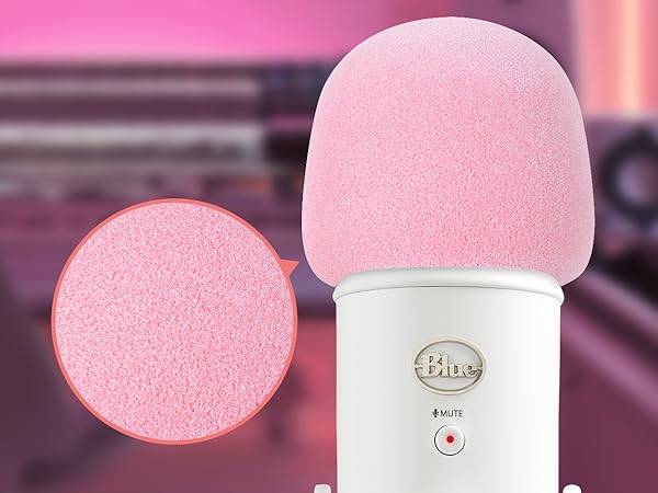 Premium Acoustic Foam,Pop Filter/Windscreen for Blue Yeti and Yeti Pro Microphones,