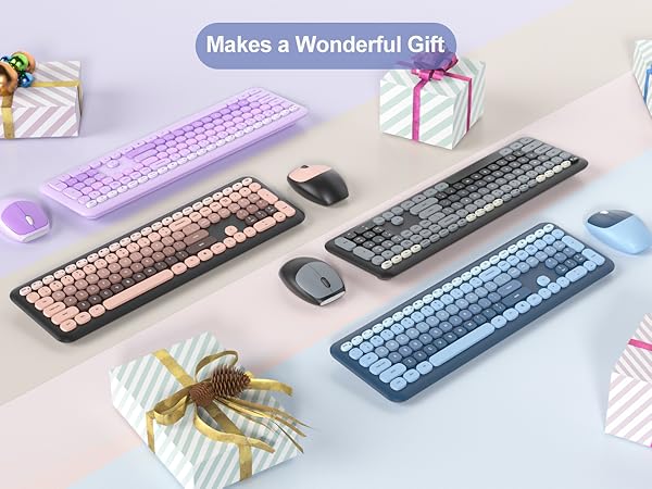 Balck Wireless Keyboard and Mouse Combo