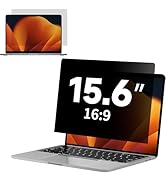 BSPROTE Laptop Privacy Screen 15.6 Inch 16:9, Anti Glare Film Blue Light Filter, Computer Privacy...