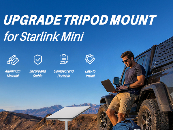 starlink mini aluminum tripod mount