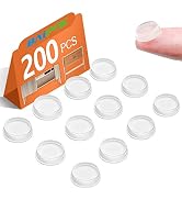 Cabinet Bumpers 200 PCS Clear Self Adhesive Rubber Bumpers Pads, Clear Cupboard Door Bumpers Soun...