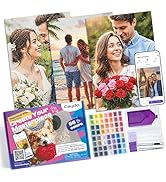 Caydo 3 Pack Quick Custom Diamond Painting Kit with Design App - Turn Photos into Diamond Arts, w...