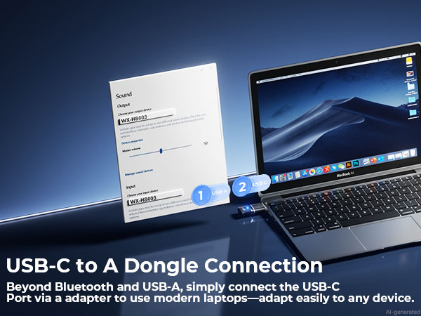 USB C Adapter Connection