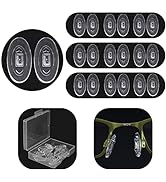 SMARTTOP Push-in Eyeglass Nose Pads 10pairs Soft Silicone Eyeglasses Replacement Nose Piece Anti-...