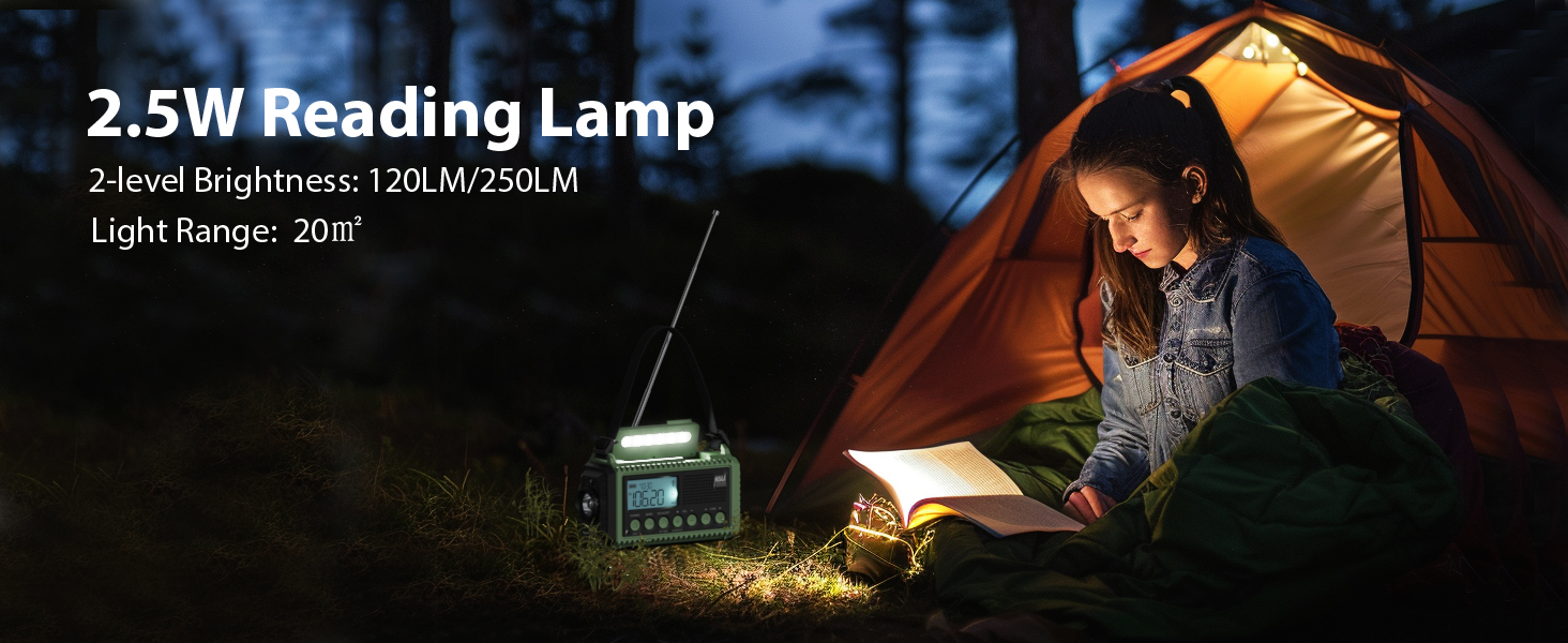 Radio with Reading Lamp