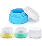 Cosywell Travel Containers for Toiletries 20ml/0.7oz TSA Approved Silicone Cream Jars Refillable ...