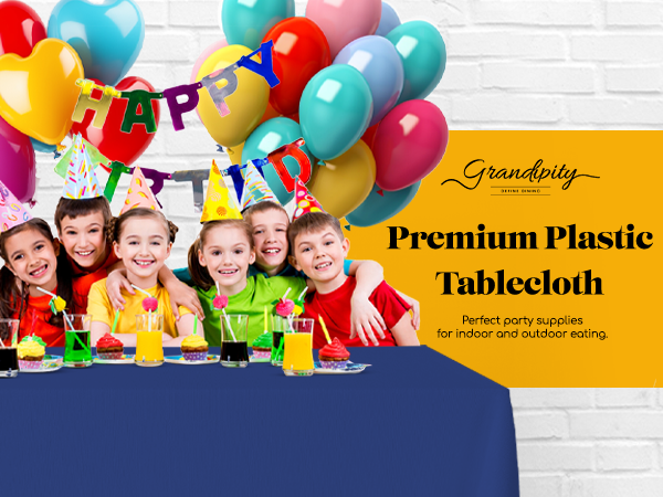 Grandipity Rectangle Tablecloth NAVY