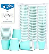 150 Pack 3oz Paper Cups, Bathroom Cups Disposable,Moushwash Cups Small Snack Cups for Water, Juic...