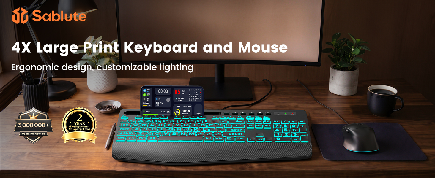 wired keyboard and mouse