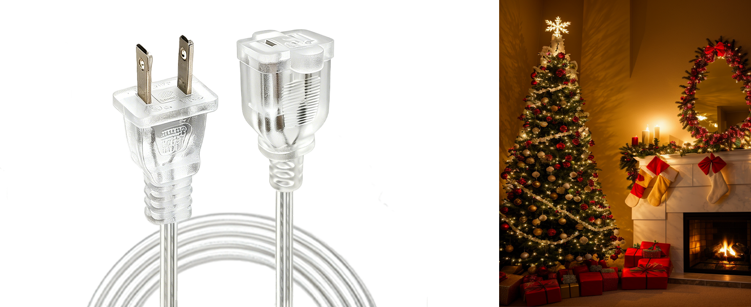 Clear Extension Cord