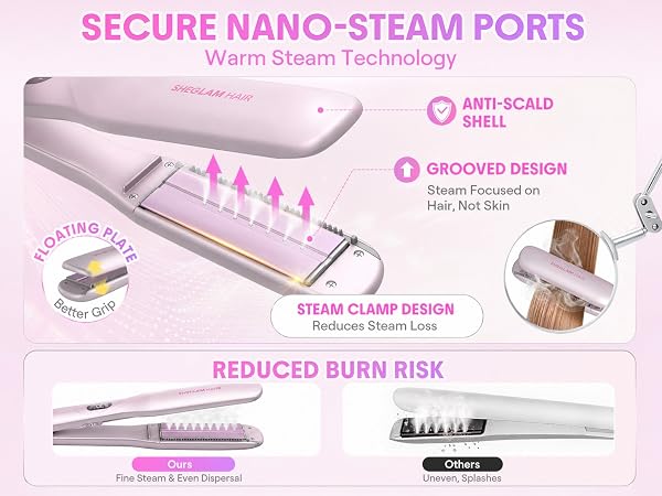 steam hair straightener