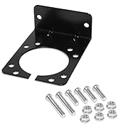 Oyviny 7 Way RV Blade Mounting Bracket, Trailer Wiring Harness Mounting Bracket for 7-Pin RV Blad...