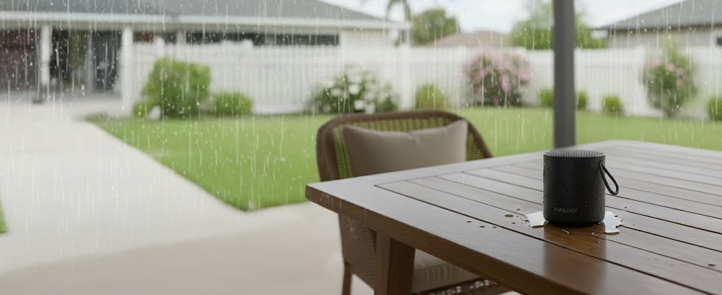 FUNLOGY Portable Mini2 Built for Rain and Splashes.