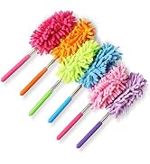 TIMIVO Microfiber Duster for Cleaning, Dusters with Telescoping Extension Pole, Extendable Washab...