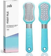 ZMOI Premium Foot File – 2-in-1 Callus Remover for Feet with Dead Skin Storage – for Dry, Cracked...