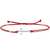 WIND PASSION - Cross Bracelet for Women Men | Adjustable String Sideway Cross Bracelet Handmade i...
