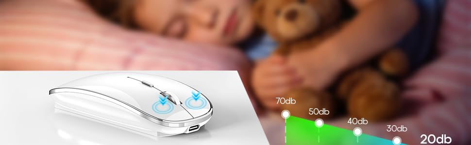 Silent click wireless mouse
