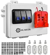 Power Distribution Box with Low Voltage Protection Fits for Milwaukee M18 18V Battery, Pre-Instal...
