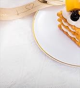 Festiva 200Pcs Gold Dessert Plates 6.3