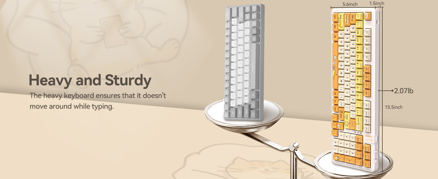 AUSDOM 98PRO bluetooth keyboard