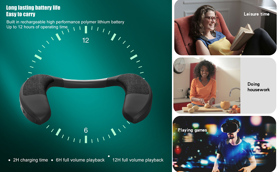 Neckband Bluetooth Speaker