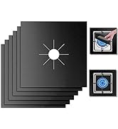 10 Pack Stove Burner Covers Double Thickness Reusable Non-Stick Heat-Resistant Gas Range Protecto...