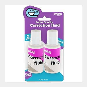 White Out Liquid Correction Fluid.7 fl. Oz. / 20 ml