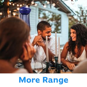 Blue 4000V High Powered Electric Mosquito Zapper