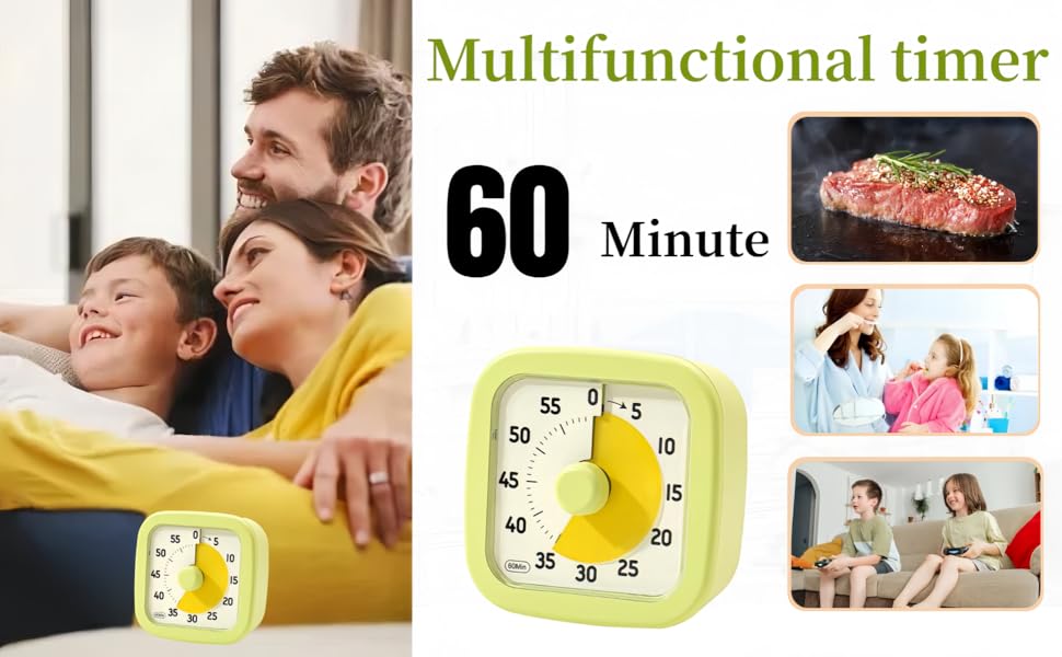 Time Timer Home - 60 Minute Kids Visual Timer