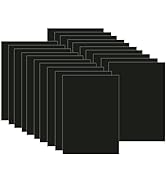 Briartw 20 Sheets A4 Rubber Magnetic Sheets Set,0.3mm Thick Single Sided Magnetic Sheets Flexible...