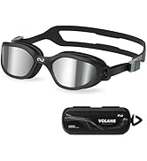 COPOZZ Swim Goggles Adult Women, Swimming Goggles for Women & Men, Anti-Fog No Leaking UV Protect...