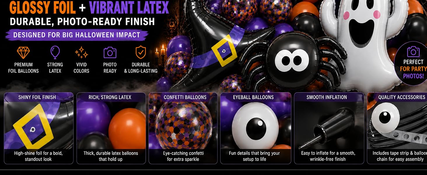 Halloween Balloon Arch Kit
