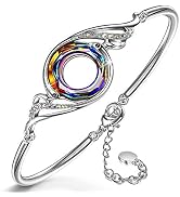 Kate Lynn "Rise From the Ashes" Phoenix Bracelet Made with Crystals from Austria, Adjustable Bang...