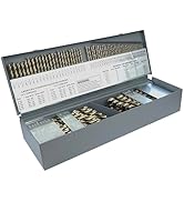 Sabre Tools 115-Piece Cobalt Drill Bit Set – Drill Bits for Metal, M35 Cobalt Metal Drill Bit Set...